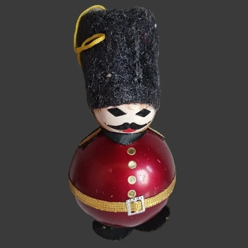Vtg soldier christmas tree ornament